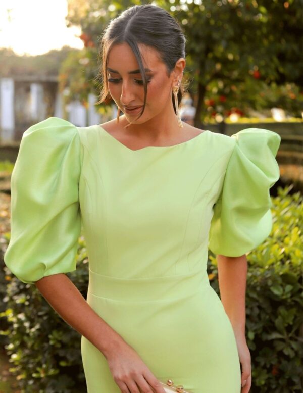 Feversave Vestido Cuba Verde Manzana  Vestidos - Imagen 4