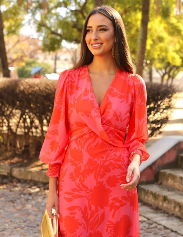 Feversave Vestido Cali Coral  Vestidos - Imagen 2