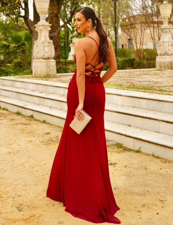 Feversave Vestido Gales Rojizo  Vestidos - Imagen 2