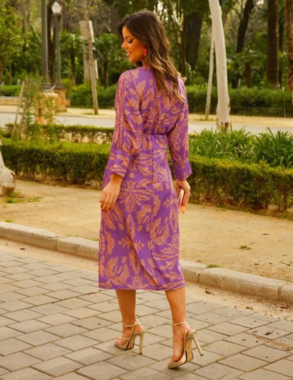 Feversave Vestido Dalia Morado  Vestidos - Imagen 5